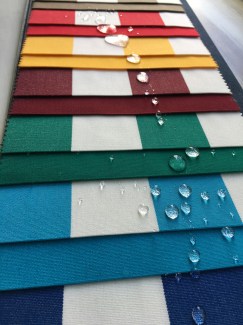 Уличные ткани в сине-белую полосу SILVER col.23