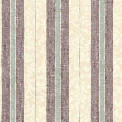 Ткань в бирюзовую полоску для обивки и штор, Stripe blossom 07
