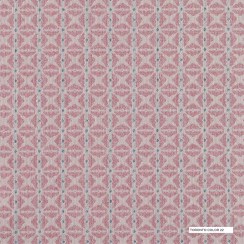 Портьерная ткань с розовым рисунком Toronto 22