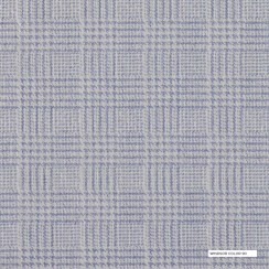Синяя ткань с геометрическим рисунком Windsor 90